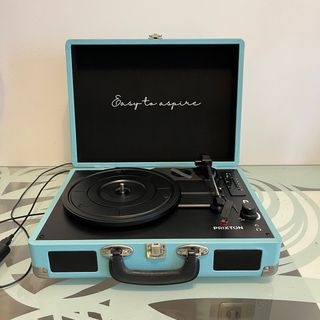 Valigia giradischi Prixton Blu