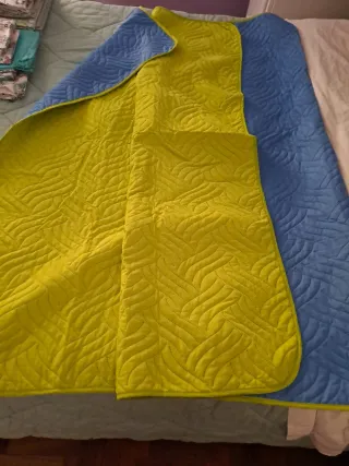 Trapuntino/copriletto singolo double face