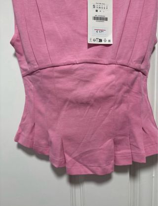 Blusa rosa talla S
