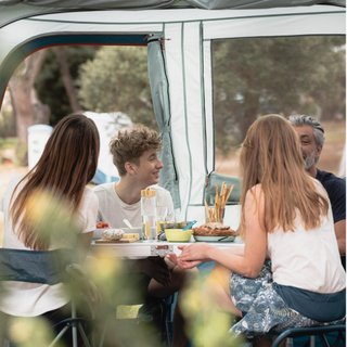 Carpa plegable habitáculo 6 personas UPF30 Arpenaz Base M