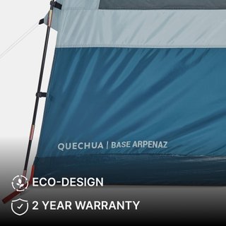 Carpa plegable habitáculo 6 personas UPF30 Arpenaz Base M