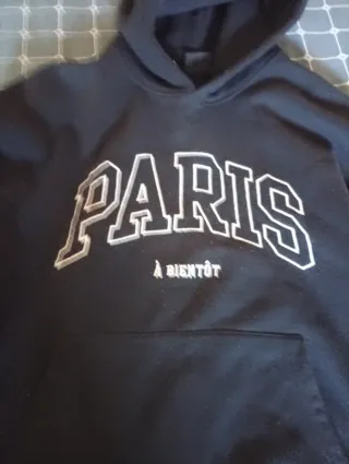 Sudadera Pull&Bear Negra Talla M