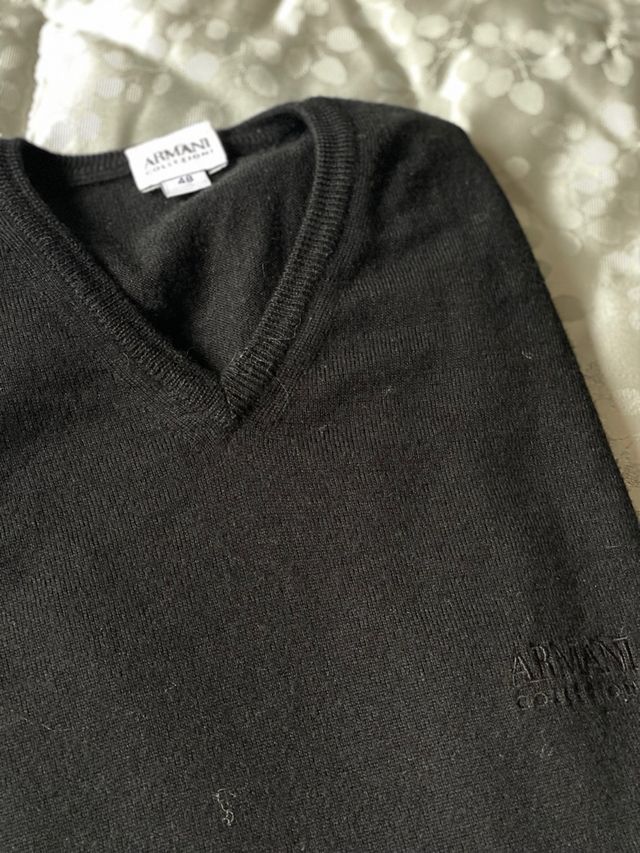 Maglioncino Armani Collezioni Nero Taglia M