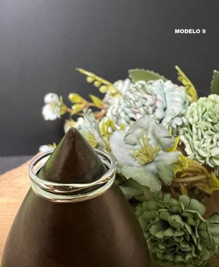 ANILLO AJUSTABLE PLATA 925S MODELO 11-15