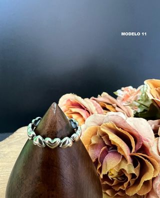 ANILLO AJUSTABLE PLATA 925S MODELO 11-15