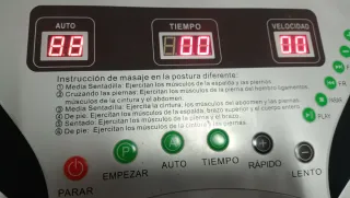 Plataforma vibratoria para ejercicio en casa