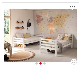 Litera madera blanca