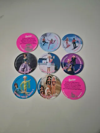 Tazos di Cartone Barbie