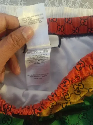 Bermudas Gucci Arcoíris Talla L