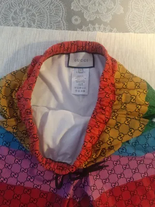 Bermudas Gucci Arcoíris Talla L