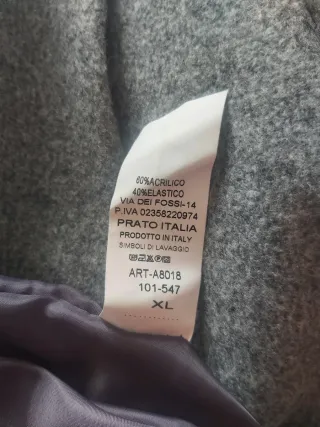 Chaqueta EURONICE gris talla XL