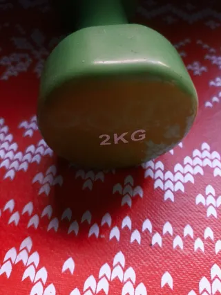 Mancuerna verde 2kg