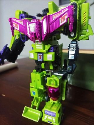 Robot Transformers 6 in 1 Combiner Devastator wars