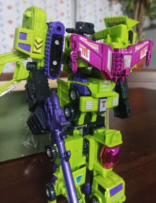 Robot Transformers 6 in 1 Combiner Devastator wars