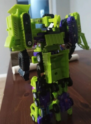 Robot Transformers 6 in 1 Combiner Devastator wars