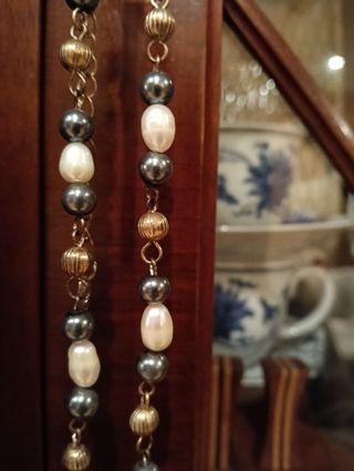 2 juegos de gargantillas de bisutería