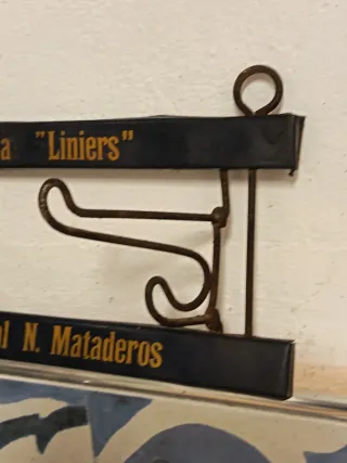 Colgador Perchero Antiguo Farmacia Liniers