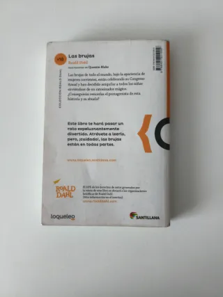 Libro Las brujas de Roald Dahl