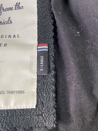 Cazadora Piel Negra Tommy Hilfiger