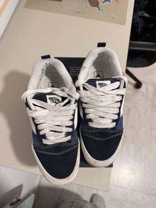 Zapatillas Vans Azul y Blanco