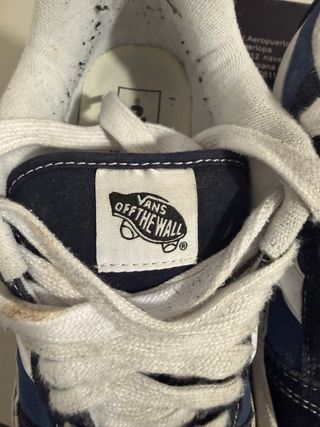 Zapatillas Vans Azul y Blanco