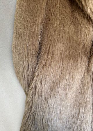 Abrigo largo pelo marrón / Stradivarius Talla XS-M