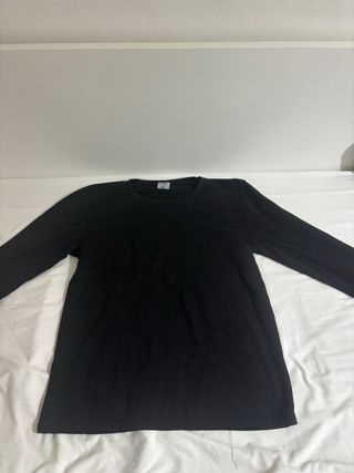 Camiseta térmica negra manga larga