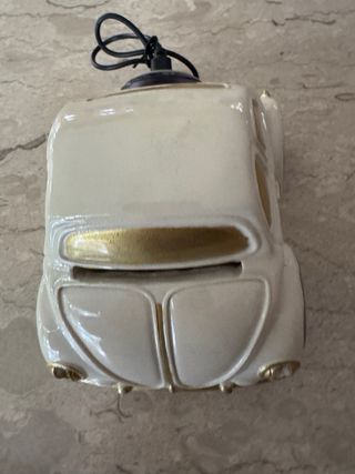 Macchina Ceramica Bianca e Oro Radio Bluetooth