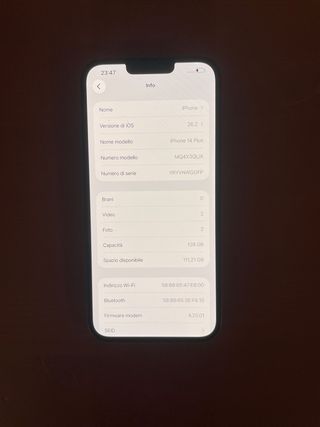 iPhone 14 Plus - 128 GB - Blu