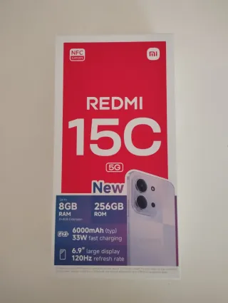 Xiaomi Redmi 15C 256GB Negro