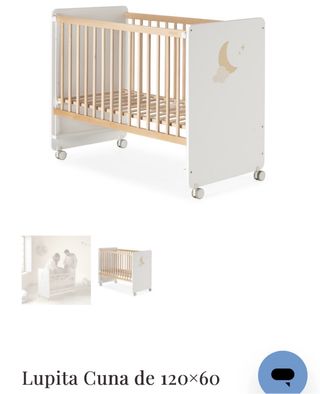Cuna Lupita 120x60