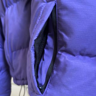 Chaqueta acolchada morada y negra Talla M/L