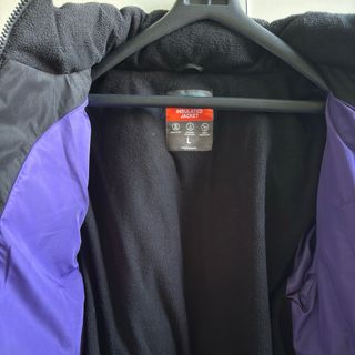 Chaqueta acolchada morada y negra Talla M/L