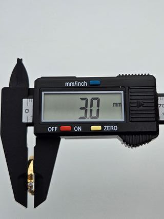 Anillo de Oro 18K, Carrilera Blanca, 3gr, T-16