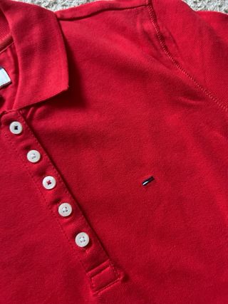 Polo Tommy Hilfiger Rojo Mujer/Niña Talla XS