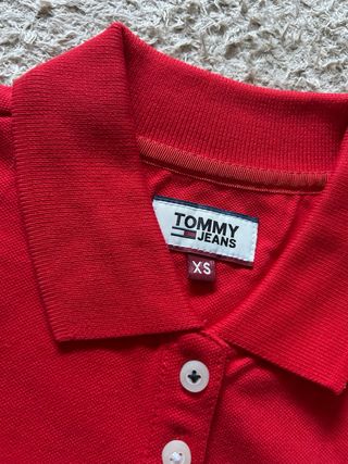 Polo Tommy Hilfiger Rojo Mujer/Niña Talla XS