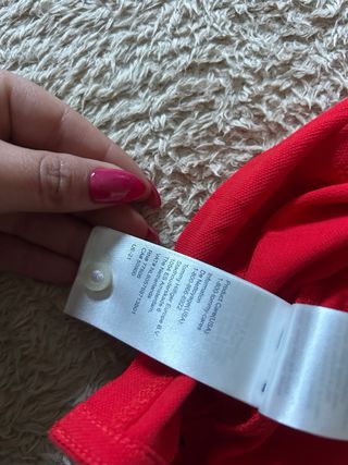 Polo Tommy Hilfiger Rojo Mujer/Niña Talla XS