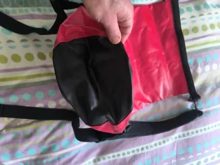 Saco estanco 15L rojo