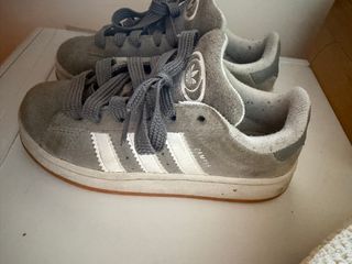 Adidas Campus Bimbo Grigie 33.5