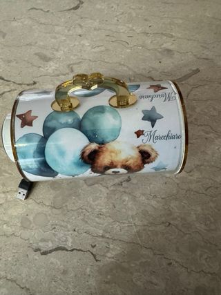 Radio Bluetooth Plexiglass Orsetto Azzurro