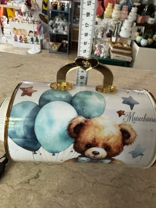 Radio Bluetooth Plexiglass Orsetto Azzurro