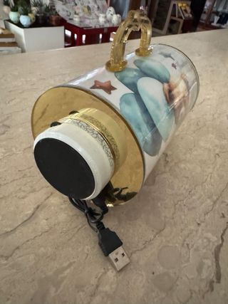 Radio Bluetooth Plexiglass Orsetto Azzurro