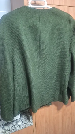 Chaqueta verde elegante talla L