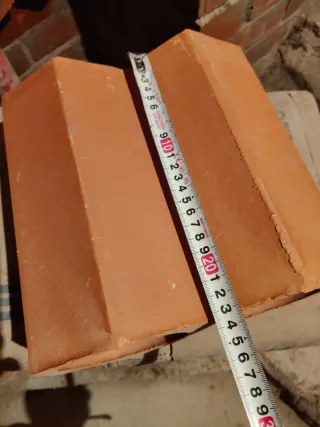 Ladrillos botelleros de terracota