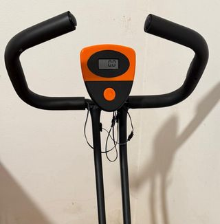 Bicicleta Estática Plegable Naranja