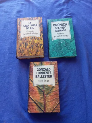 Lote 3 libros Gonzalo Torrente Ballester