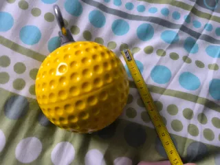 Bola de escalada amarilla 9cm