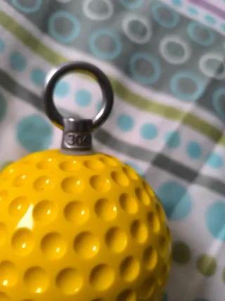 Bola de escalada amarilla 9cm