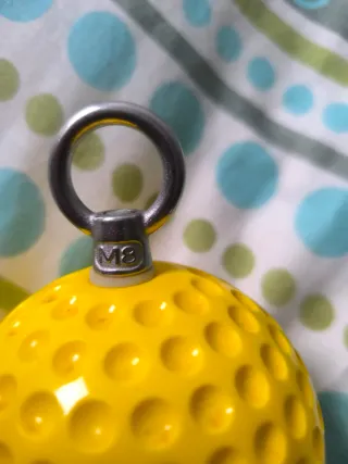 Bola de escalada amarilla 9cm