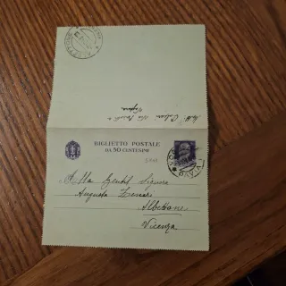 N.2 Cartoline Postali Regno d'Italia